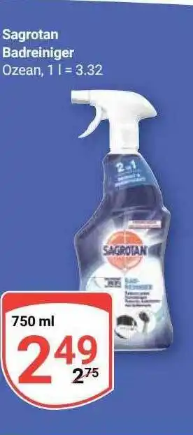 Globus Sagrotan badreiniger Angebot