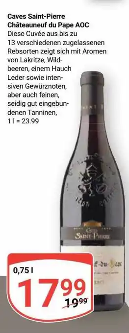 Globus Caves saint-pierre châteauneuf du pape aoc Angebot