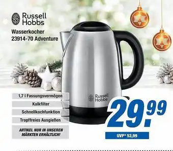 Expert Bening Russell hobbs wasserkocher 23914-70 adventure Angebot