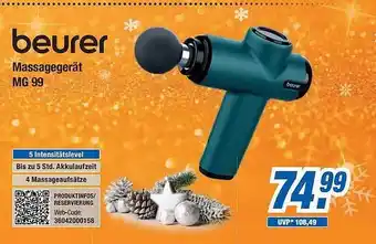 Expert Bening Beurer massagegerät mg99 Angebot