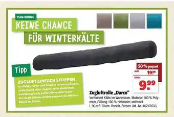 Hagebau Zugluftrolle darco Angebot