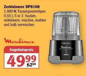 Globus Moulinex Zerkleinerer DP8108 Angebot