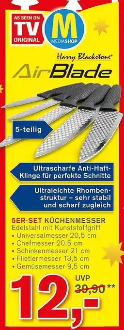 KODi Airblade 5er-set küchenmesser Angebot