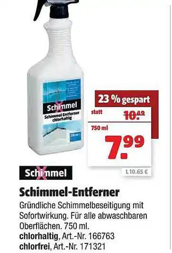 Hagebau Schimmel-entferner Angebot