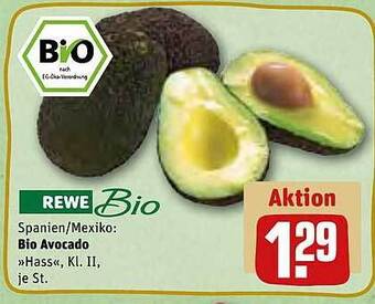 REWE Kaufpark Rewe bio avocado „hass“ Angebot