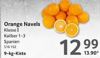 Selgros Orange navels Angebot