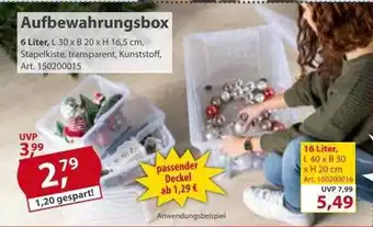 Sonderpreis Baumarkt Aufbewahrungsbox Angebot