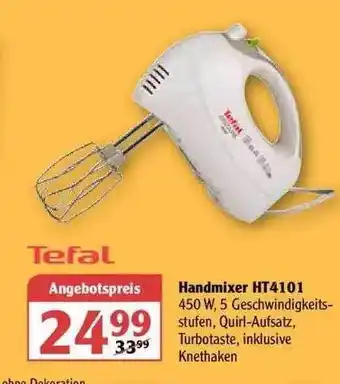 Globus Tefal Handmixer HT4101 Angebot