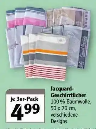 Globus Jacquard Geschirrtücher Angebot