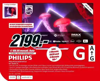 MediaMarkt Philips 65 OLED 837/12 65" OLED TV Angebot