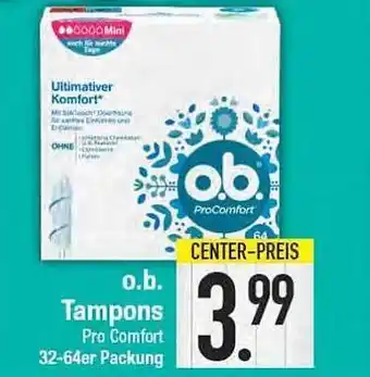 E-Center O.b. tampons Angebot