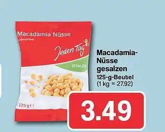 Famila Nord West Jeden tag macadamia-nüsse gesalzen Angebot