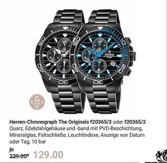 Globus Herren-chronograph the originals f20365-3 oder f20365-2 Angebot