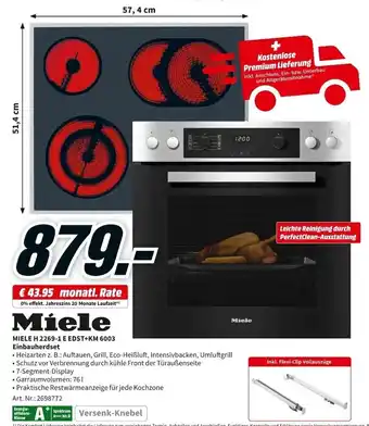 MediaMarkt Miele H 2269-1 E EDST+KM 6003 Einbauherdset Angebot