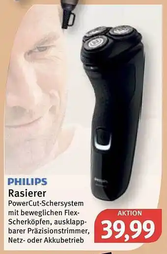 Feneberg Philips rasierer Angebot