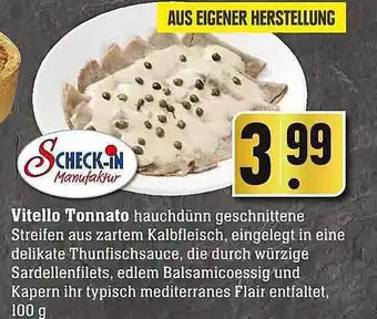 Scheck-in-Center Vitello tonnato scheck-in manufaktur Angebot