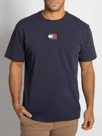 dress-for-less Tommy hilfiger t-shirt in blau für herren Angebot