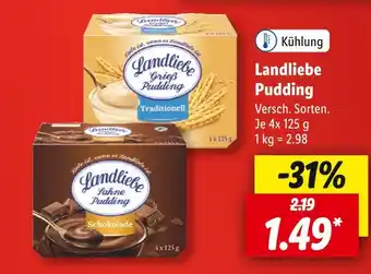 Lidl Landliebe pudding Angebot