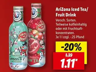 Lidl Arizona arizona iced tea/fruit drink Angebot