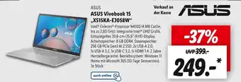 Lidl Asus vivobook 15 „x515ka-ej058w“ Angebot