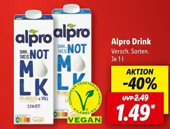 Lidl Alpro drink Angebot