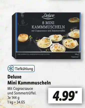 Lidl Deluxe mini kammmuscheln Angebot