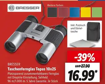 Lidl Bresser taschenfernglas topas Angebot