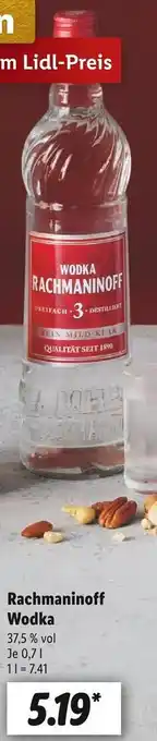 Lidl Rachmaninoff wodka Angebot