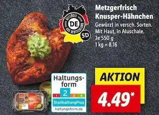 Lidl Metzgerfrisch knusper-hähnchen Angebot