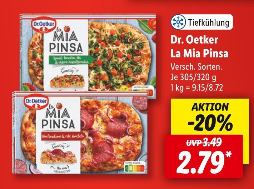 Dr. oetker la mia pinsa Angebot bei Lidl