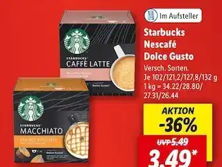 Lidl Starbucks nescafé dolce gusto Angebot