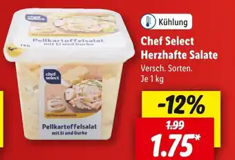 Lidl Chef select herzhafte salate Angebot