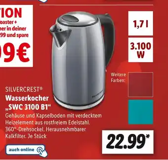 Lidl Silvercrest wasserkocher Angebot