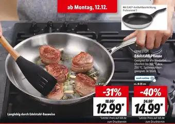 Lidl Ernesto edelstahl-pfanne Angebot