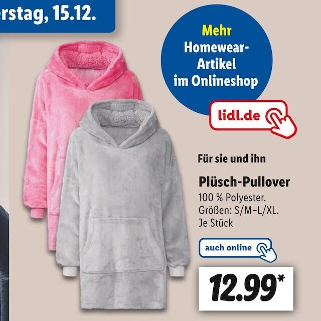 Lidl Plüsch-pullover Angebot