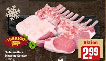 REWE Iberico chuletero rack schweine-kotelett Angebot