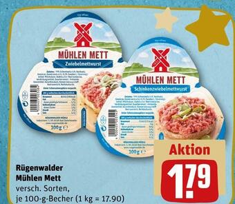 REWE Rügenwalder mühlen mett Angebot