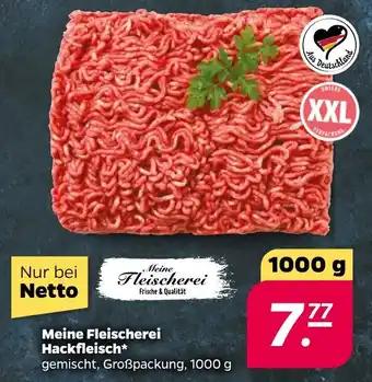 NETTO Meine Fleischerei Hackfleisch gemischt 1000 g Angebot