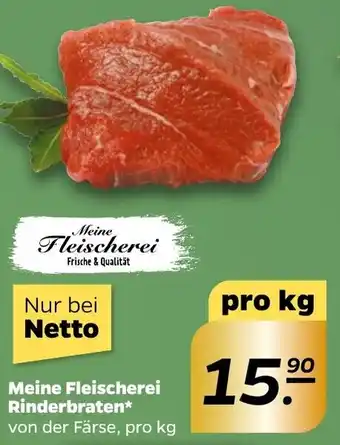 NETTO Meine Fleischerei Rinderbraten Angebot