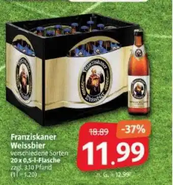 Markant Markt Franziskaner weissbier Angebot