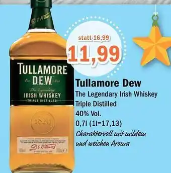 Aktiv Irma Tullamore dew the legendary irish whiskey triple distilled Angebot