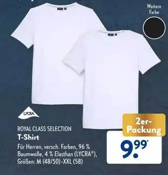 Aldi Süd Lycra royal class selection t-shirt Angebot