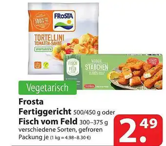 Famila Nord Ost Frosta fertiggericht oder fisch vom feld Angebot