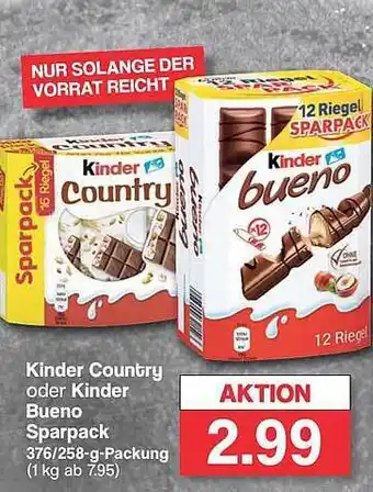 Famila Nord West Kinder country oder kinder bueno sparpack Angebot