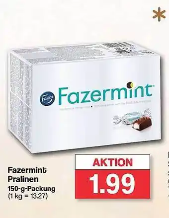 Famila Nord West Fazermint pralinen Angebot