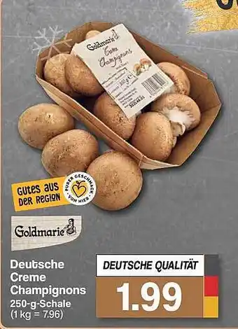 Famila Nord West Goldmarie deutsche creme champignons Angebot