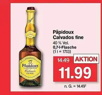 Famila Nord West Pâpidoux calvados fine Angebot