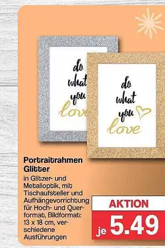 Famila Nord West Portraitrahmen glitter Angebot