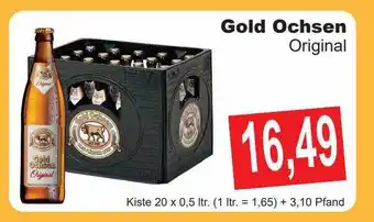 Getränke Göbel Gold ochsen original Angebot