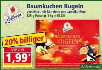 Norma Baumkuchen kugeln halloren Angebot